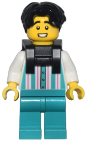 LEGO Lee - Panda Store Owner, Black Neck Bracket minifigure