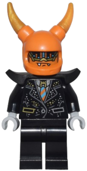 LEGO Gold Horn Demon - Helmet minifigure