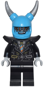 LEGO Silver Horn Demon - Helmet minifigure