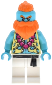 LEGO Sandy - Bright Light Yellow Vest, White Legs with Black Sash set