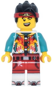 LEGO Monkie Kid - White Jacket with Buttons, White Legs set