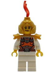 LEGO Celestial General - Pearl Gold Helmet and Shoulder Pads set