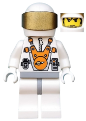 LEGO Mars Mission Astronaut with Helmet and Messy Hair and Stubble minifigure