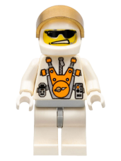 LEGO Mars Mission Astronaut with Helmet and Sunglasses, Smirk, and Headset minifigure