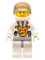 LEGO Mars Mission Astronaut with Helmet, Metallic Gold Visor, Smirk and Stubble Beard minifigure