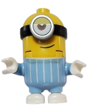 LEGO Minion Stuart - Bright Light Blue Jumpsuit set