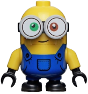 LEGO Minion Bob - Blue Overalls, no Eyelids set