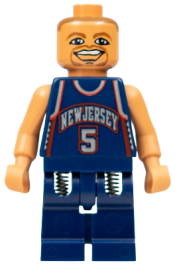 LEGO NBA Jason Kidd, New Jersey Nets #5 minifigure