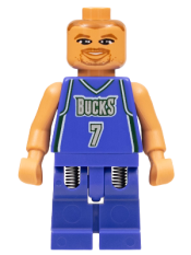 LEGO NBA Toni Kukoc, Milwaukee Bucks #7 minifigure