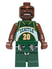 LEGO NBA Gary Payton, Seattle SuperSonics #20 minifigure