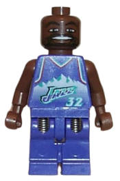 LEGO NBA Karl Malone, Utah Jazz #32 minifigure