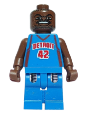 LEGO NBA Jerry Stackhouse, Detroit Pistons #42 minifigure