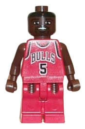 LEGO NBA Jalen Rose, Chicago Bulls #5 minifigure