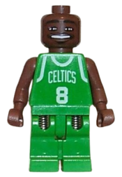 LEGO NBA Antoine Walker, Boston Celtics #8 (Green Uniform) minifigure