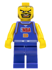 LEGO NBA Player, Number 3 with Non-Spring Legs minifigure