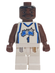 LEGO NBA Tracy McGrady, Orlando Magic #1 (White Uniform) minifigure