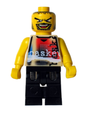 LEGO Basketball Street Player, Tan Torso and black Legs minifigure