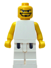 LEGO NBA  Player White Torso, White Legs #1 minifigure