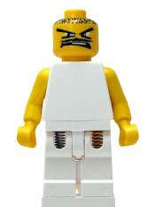 LEGO NBA  Player White Torso, White Legs #4 minifigure