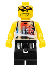 LEGO Basketball Street Player, Tan Torso and black Legs #2 minifigure