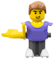 LEGO McDonald's Sports Lilac Basketball Player without Stickers minifigure