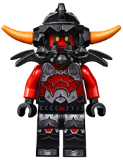 LEGO Ash Attacker - Orange Horns minifigure