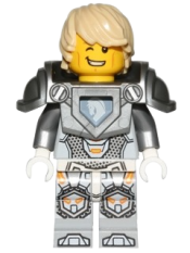 LEGO Lance - Hair, Flat Silver Armor minifigure
