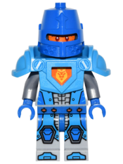 LEGO Nexo Knight Soldier - Dark Azure Armor, Blue Helmet with Eye Slit, Blue Hands minifigure