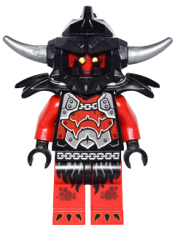 LEGO Ash Attacker - Flat Silver Horns minifigure