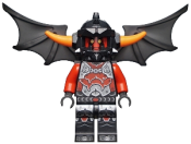 LEGO Ash Attacker - Orange Horns, Wings minifigure