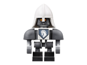 LEGO Lance Bot - Dark Bluish Gray Shoulders, White Helmet and Harpoon Holder minifigure