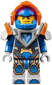 LEGO Clay, Trans-Neon Orange Visor minifigure