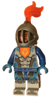 LEGO Nexo Knight Soldier - Gray Helmet, No Armor minifigure