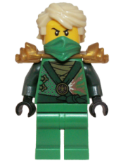LEGO Lloyd (Techno Robe) - Rebooted, Pearl Gold Shoulder Armor set