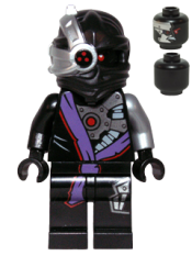 LEGO Nindroid Warrior with Head Pattern Only on Front set