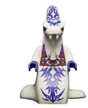 LEGO Pythor Chumsworth - White with Purple set
