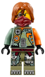 LEGO Ronin - Hair, Scabbard set