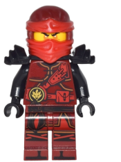 LEGO Kai - Hands of Time, Black Armor, Dual Sided Head set