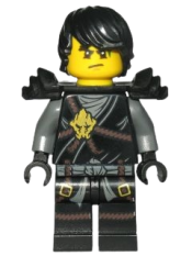 LEGO Cole (Honor Robe) - Day of the Departed, Hair and Black Shoulder Armor set