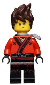 LEGO Kai - The LEGO Ninjago Movie, Hair, Flat Silver Scabbard set