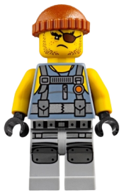 LEGO Shark Army Thug - Tank Top, Large Knee Plates set