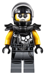 LEGO Chopper Maroon (Helmet and Shoulder Pads) set