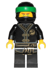 LEGO Lloyd - Black Wu-Cru Training Gi, Head Wrap set
