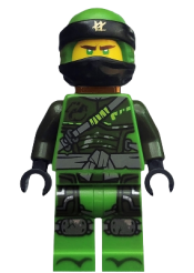 LEGO Lloyd - Hunted, Green Wrap and Neck Bracket set