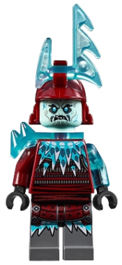 LEGO Blizzard Archer - Trans-Light Blue Horns set