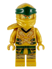 LEGO Lloyd (Golden Ninja), Right Shoulder Armor, Pearl Gold Head - Legacy set