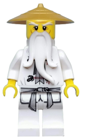 LEGO Wu Sensei - Pearl Gold Hat minifigure