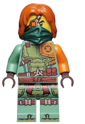 LEGO Ronin - Legacy, Dark Green Bandana set