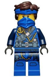 LEGO Jay - The Island, Mask and Hair with Bandana set
