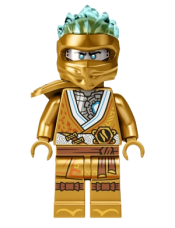 LEGO Zane (Golden Ninja) - Legacy, Shoulder Armor, Energy Effect Wrap set